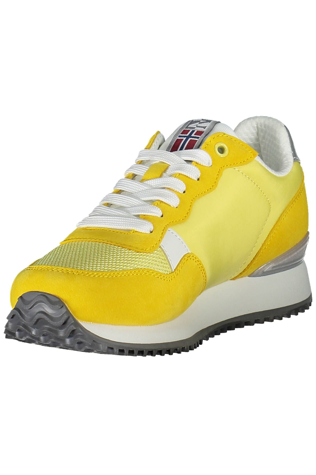 Yellow Polyester Women Sneaker - SEHABRANDS