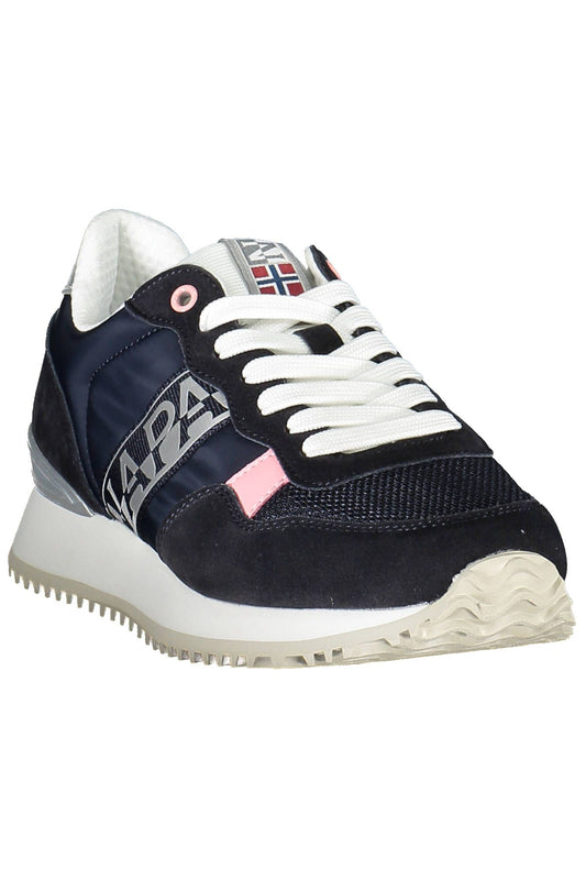 Blue Polyester Women Sneaker - SEHABRANDS