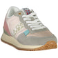 Pink Polyester Womens Sneaker - SEHABRANDS