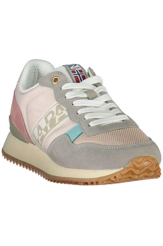 Pink Polyester Womens Sneaker - SEHABRANDS