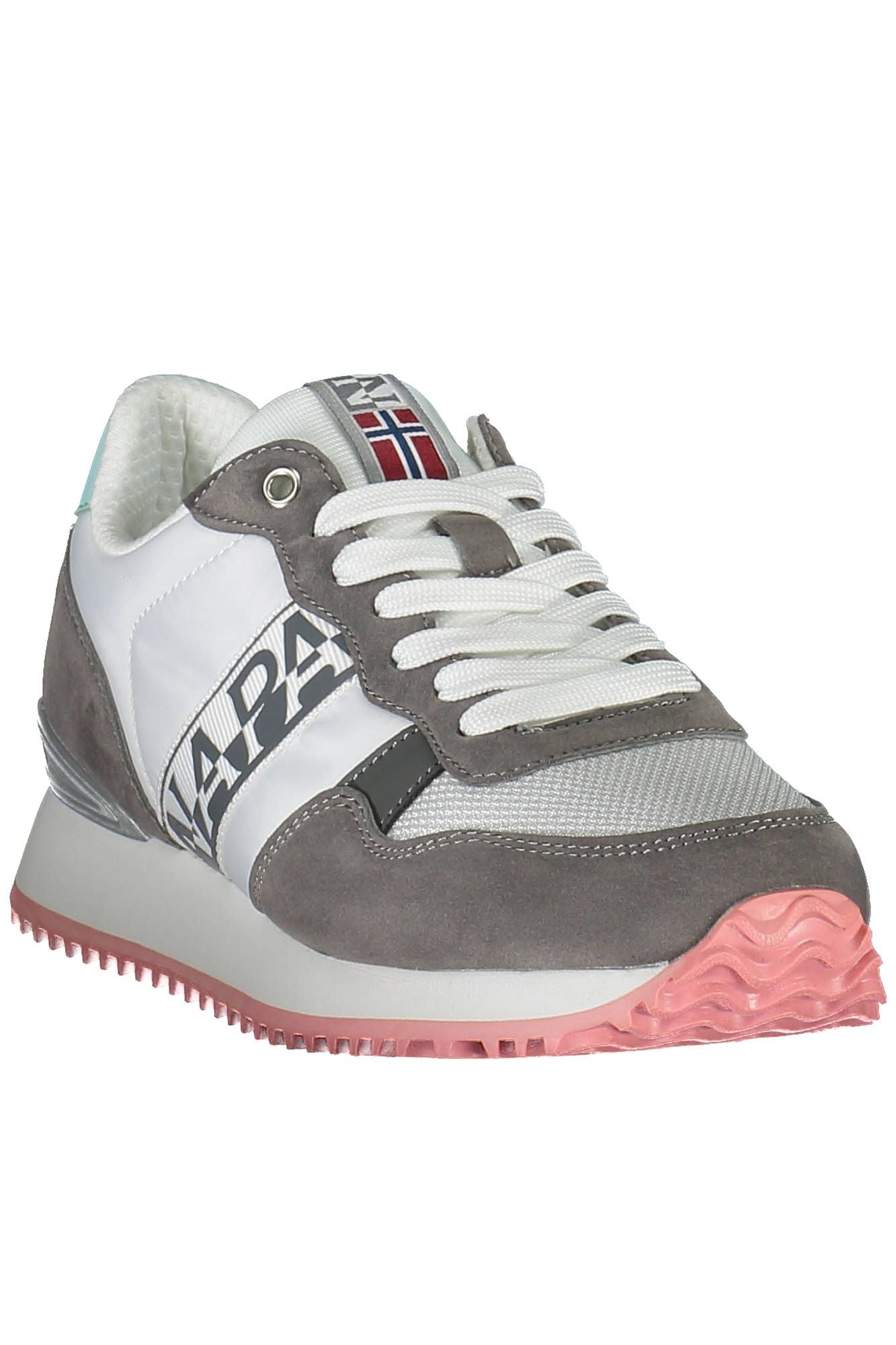 White Polyester Women Sneaker - SEHABRANDS