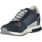 Blue Polyester Men Sneaker - SEHABRANDS