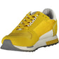 Yellow Polyester Men Sneaker - SEHABRANDS