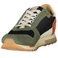 Green Polyethylene Men Sneaker - SEHABRANDS