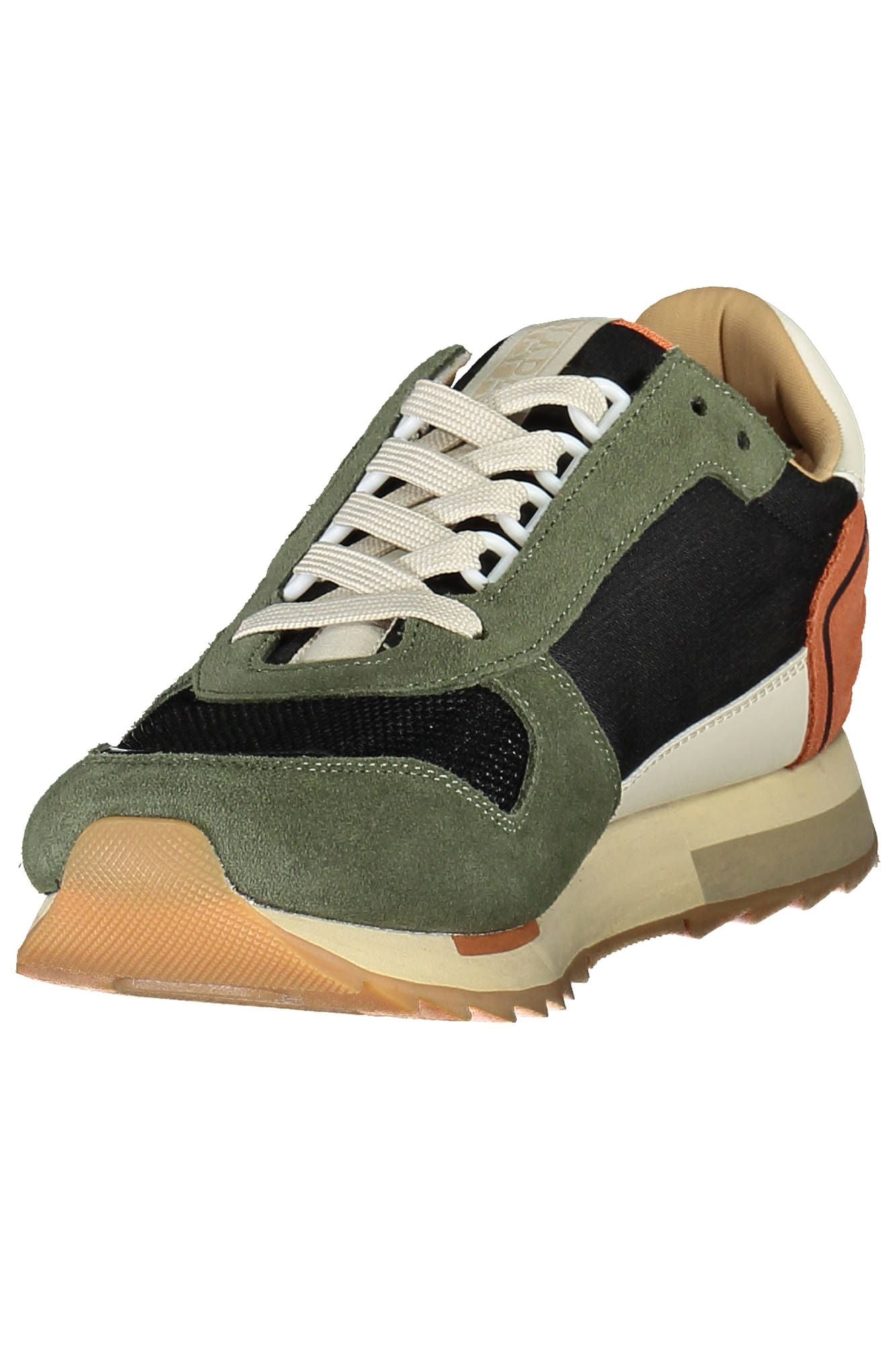 Green Polyethylene Men Sneaker - SEHABRANDS