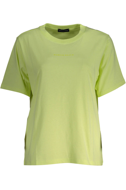 Yellow Cotton Women TShirt - SEHABRANDS