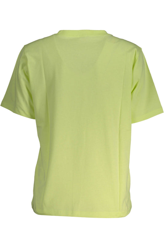 Yellow Cotton Women TShirt - SEHABRANDS