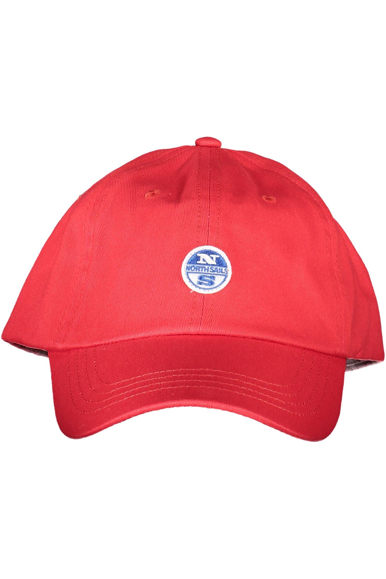 Red Cotton Men Cap - SEHABRANDS