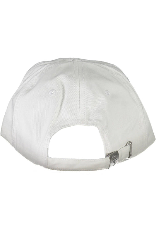 White Cotton Men Cap - SEHABRANDS