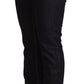 Chic Low Waist Skinny Jeans in Timeless Black - SEHABRANDS