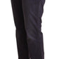 Chic Low Waist Cropped Pants in Black - SEHABRANDS