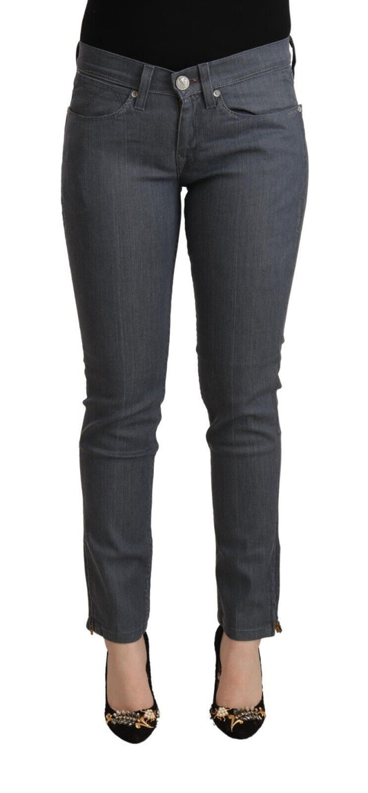 Chic Slim Fit Grey Denim Delight - SEHABRANDS