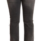 Chic Gray Low Waist Skinny Denim - SEHABRANDS