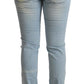 Elegant Slim Fit Cotton Blend Jeans - SEHABRANDS