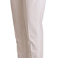 Elegant Mid Waist Tapered Trousers - SEHABRANDS