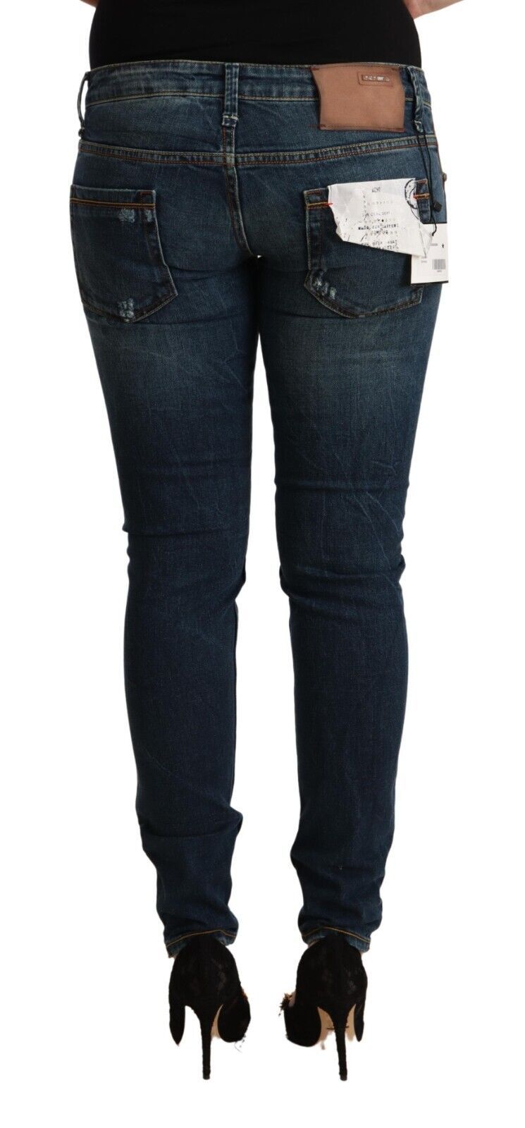 Chic Low Waist Skinny Denim Jeans - SEHABRANDS