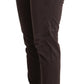 Chic Brown Low Waist Skinny Pants - SEHABRANDS