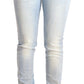 Chic Low Waist Skinny Light Blue Denim - SEHABRANDS