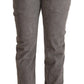 Chic Gray High Waist Straight Fit Jeans - SEHABRANDS