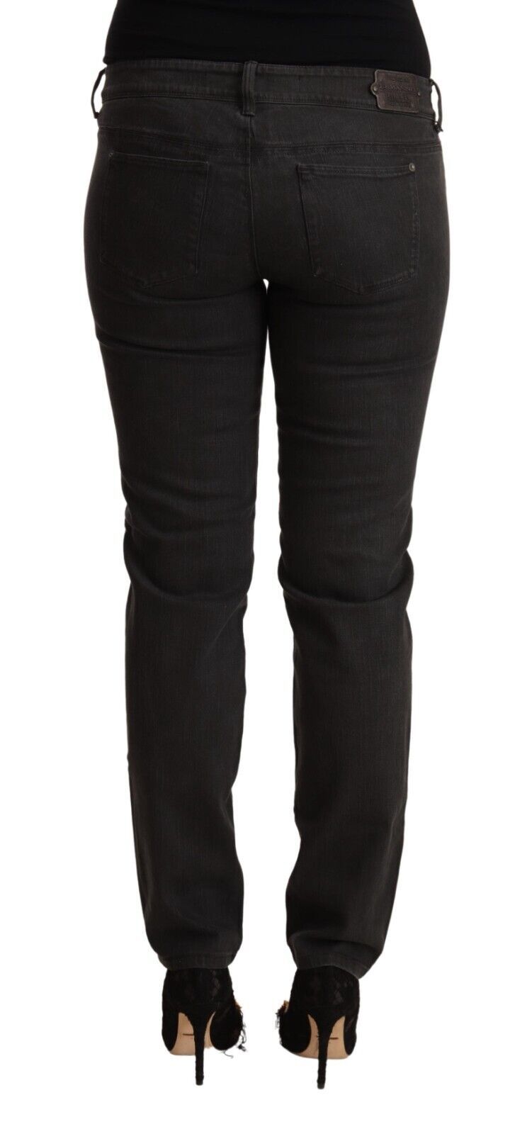 Chic Black Low Waist Skinny Denim - SEHABRANDS