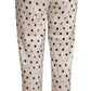 Chic High Waist Polka Dotted Tapered Pants - SEHABRANDS