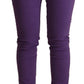 Chic Purple Low Waist Skinny Jeans - SEHABRANDS