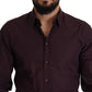 Dolce & Gabbana Regal Purple Slim Fit Dress Shirt