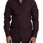 Dolce & Gabbana Regal Purple Slim Fit Dress Shirt