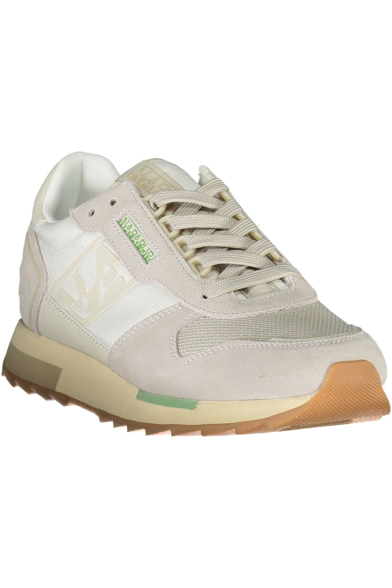 White Polyethylene Men Sneaker - SEHABRANDS