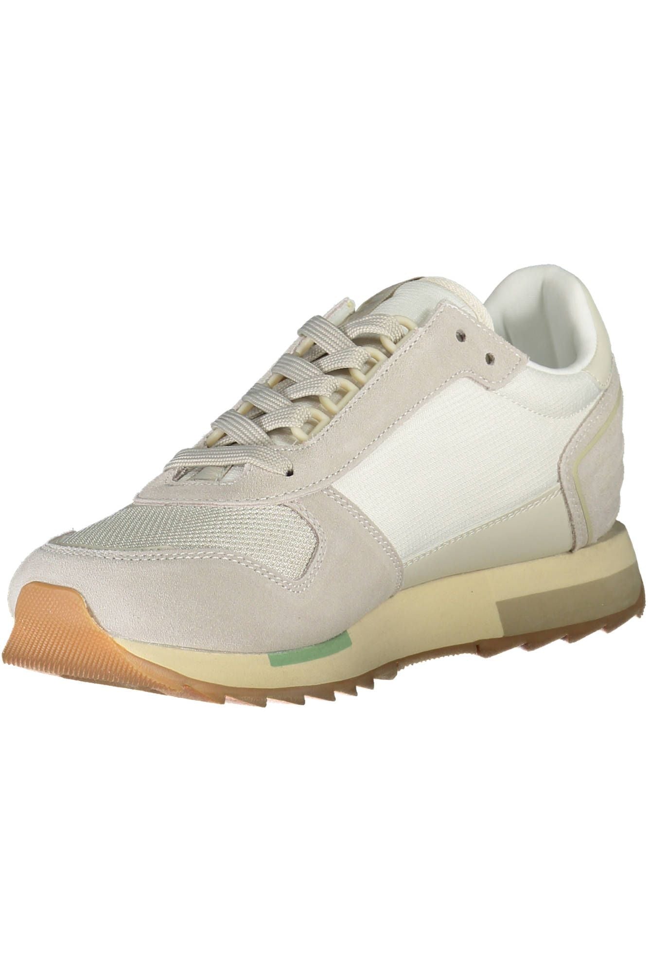 White Polyethylene Men Sneaker - SEHABRANDS