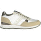 White Polyester Men Sneaker - SEHABRANDS