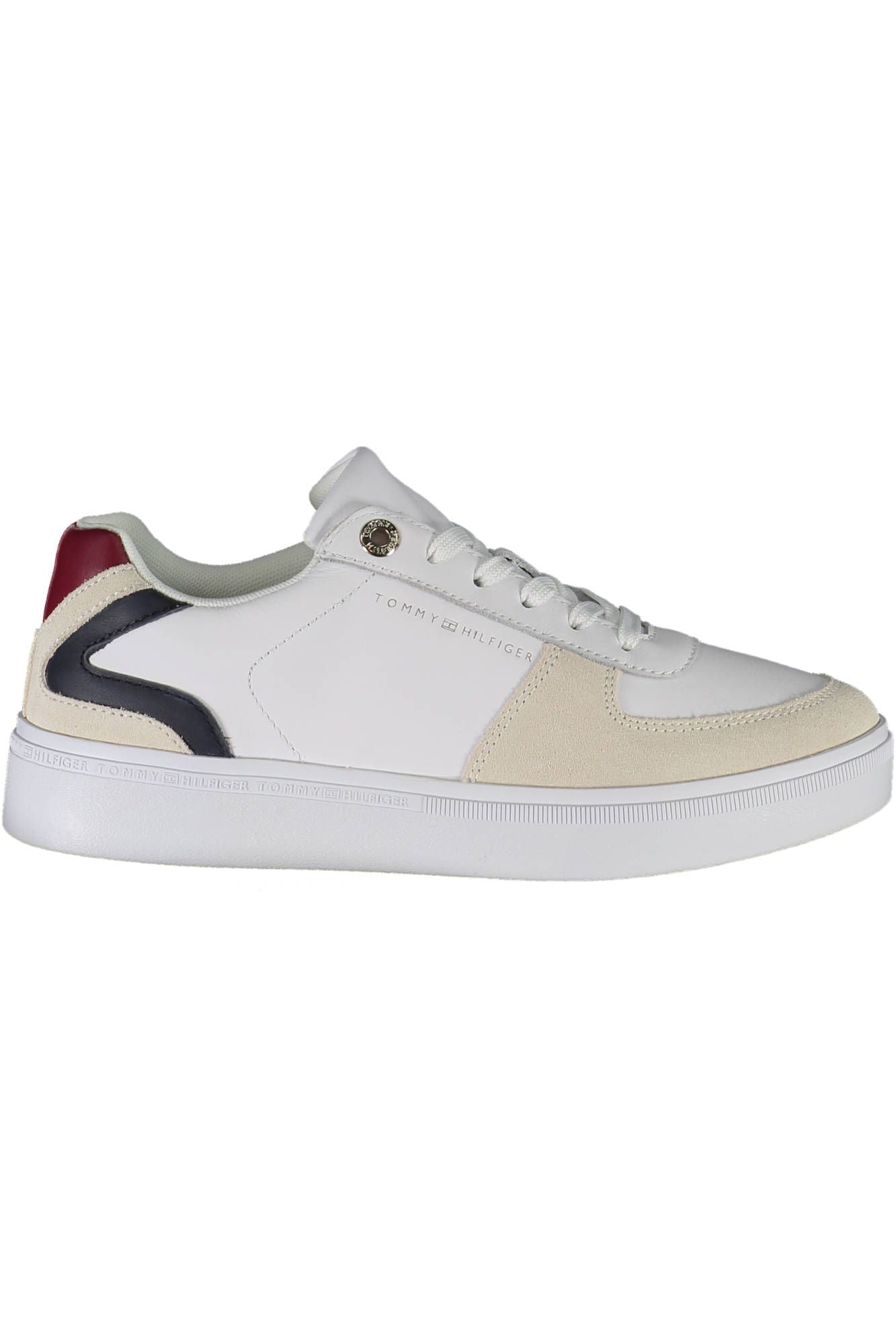 White Leather Women Sneaker - SEHABRANDS