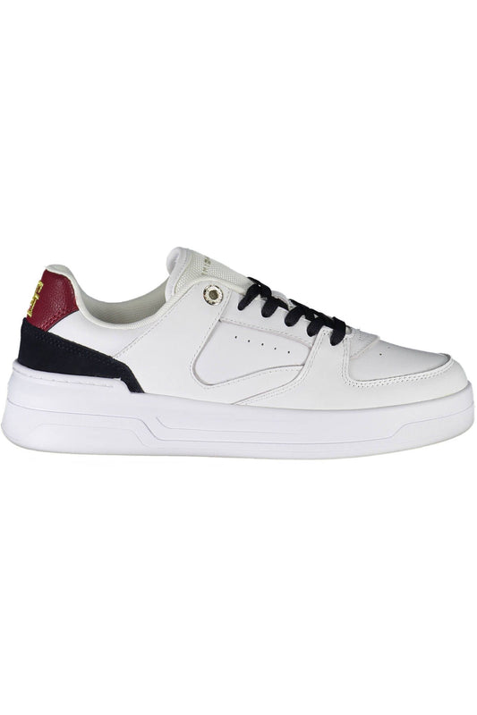 White Leather Women Sneaker - SEHABRANDS