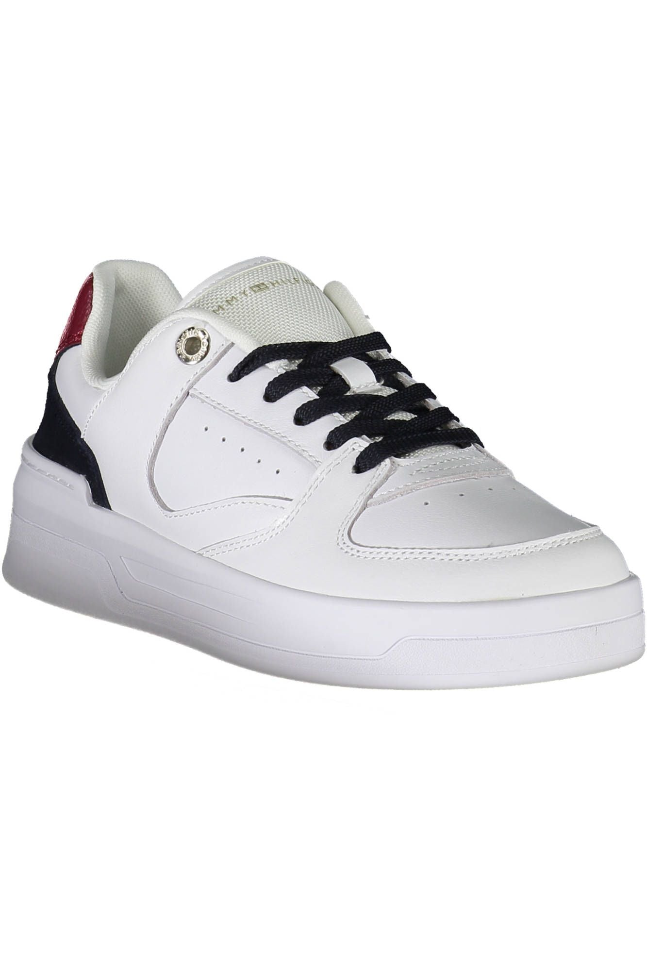 White Leather Women Sneaker - SEHABRANDS