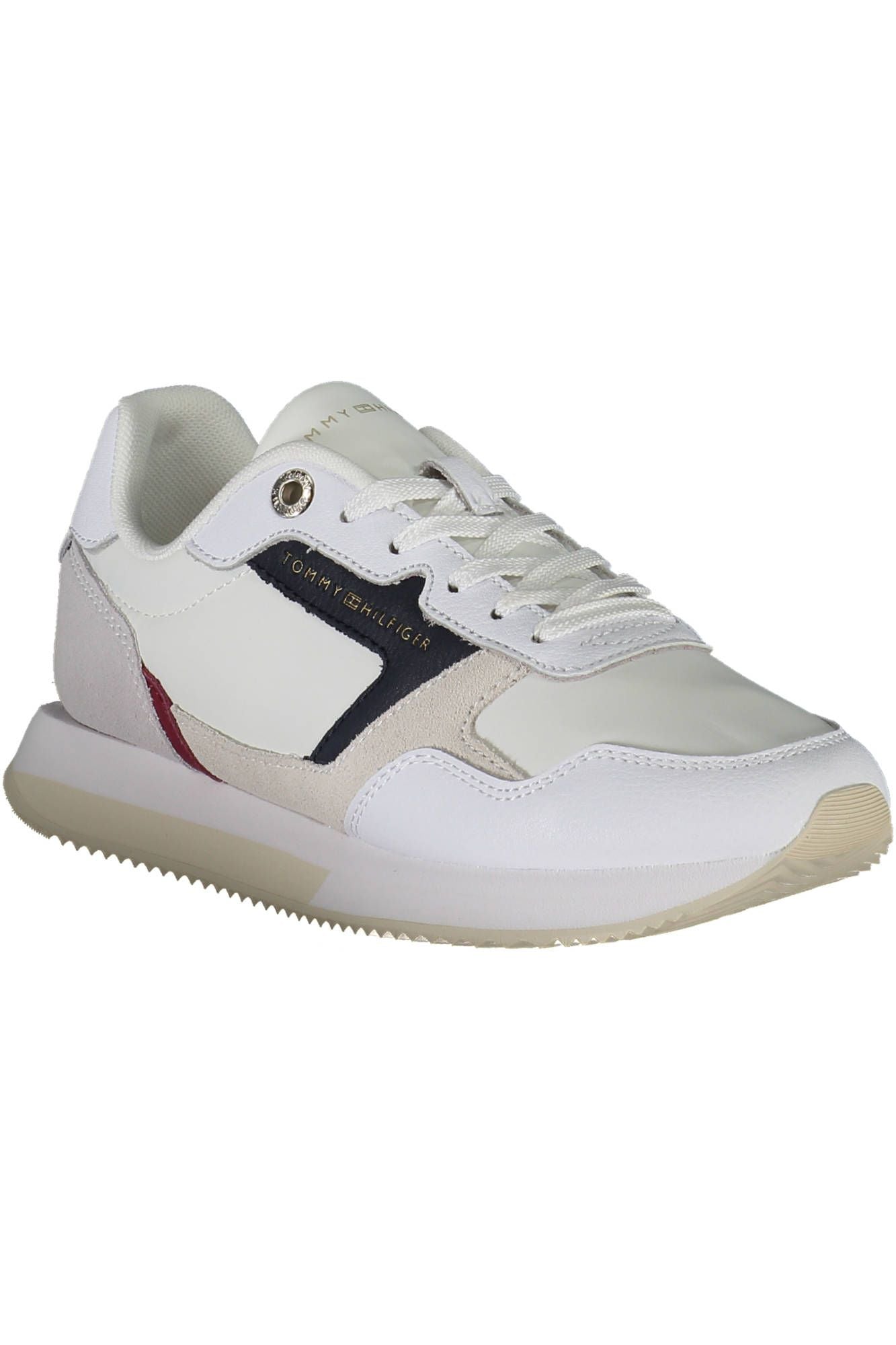 White Leather Women Sneaker - SEHABRANDS