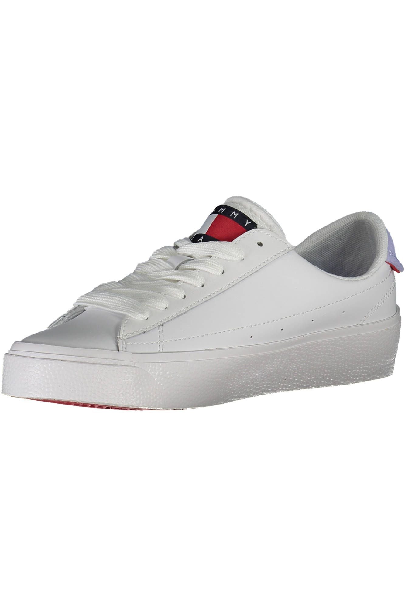 White Leather Women Sneaker - SEHABRANDS