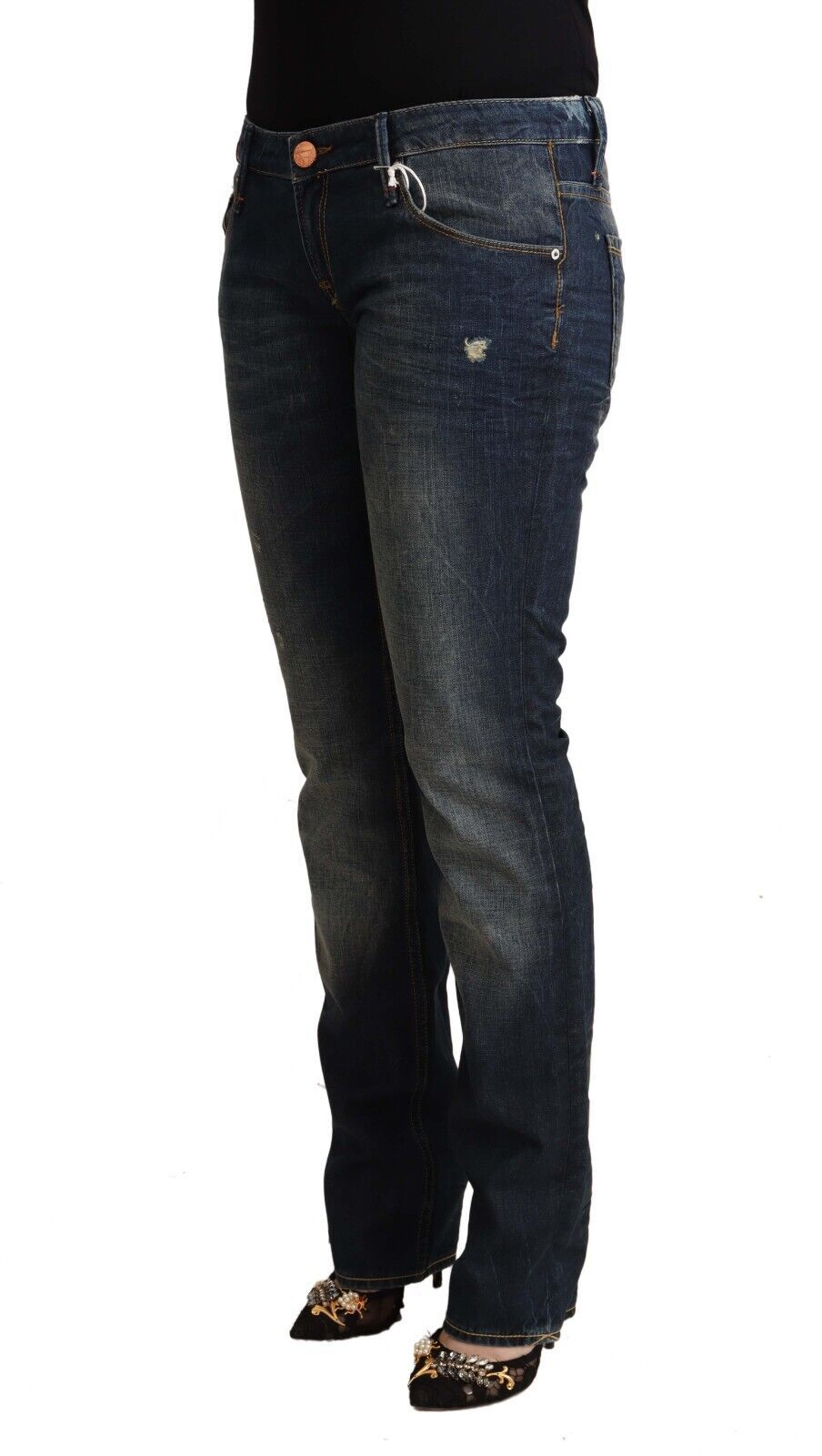 Chic Low Waist Skinny Denim Jeans - SEHABRANDS