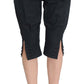 Chic Blue Cotton Casual Pants - SEHABRANDS