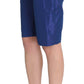 Chic Blue Mid Waist Shorts - SEHABRANDS