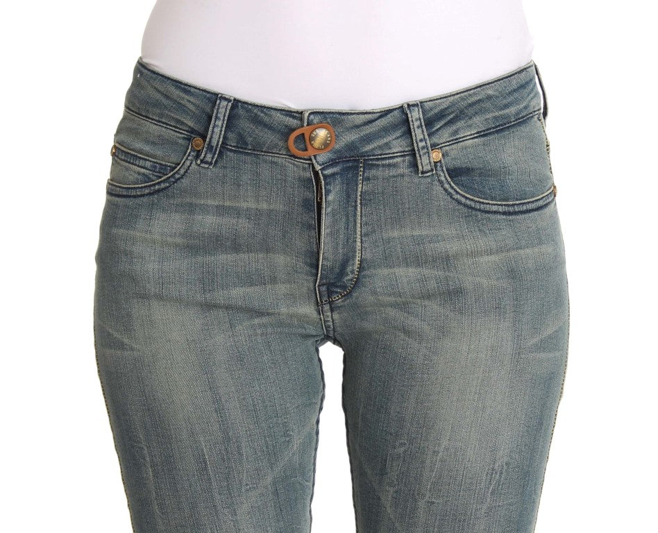 Chic Slim Skinny Blue Wash Denim - SEHABRANDS