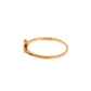 Chic Handmade Golden CZ Crystal Ring - SEHABRANDS