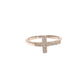 Silver CZ Cross Statement Ring - SEHABRANDS