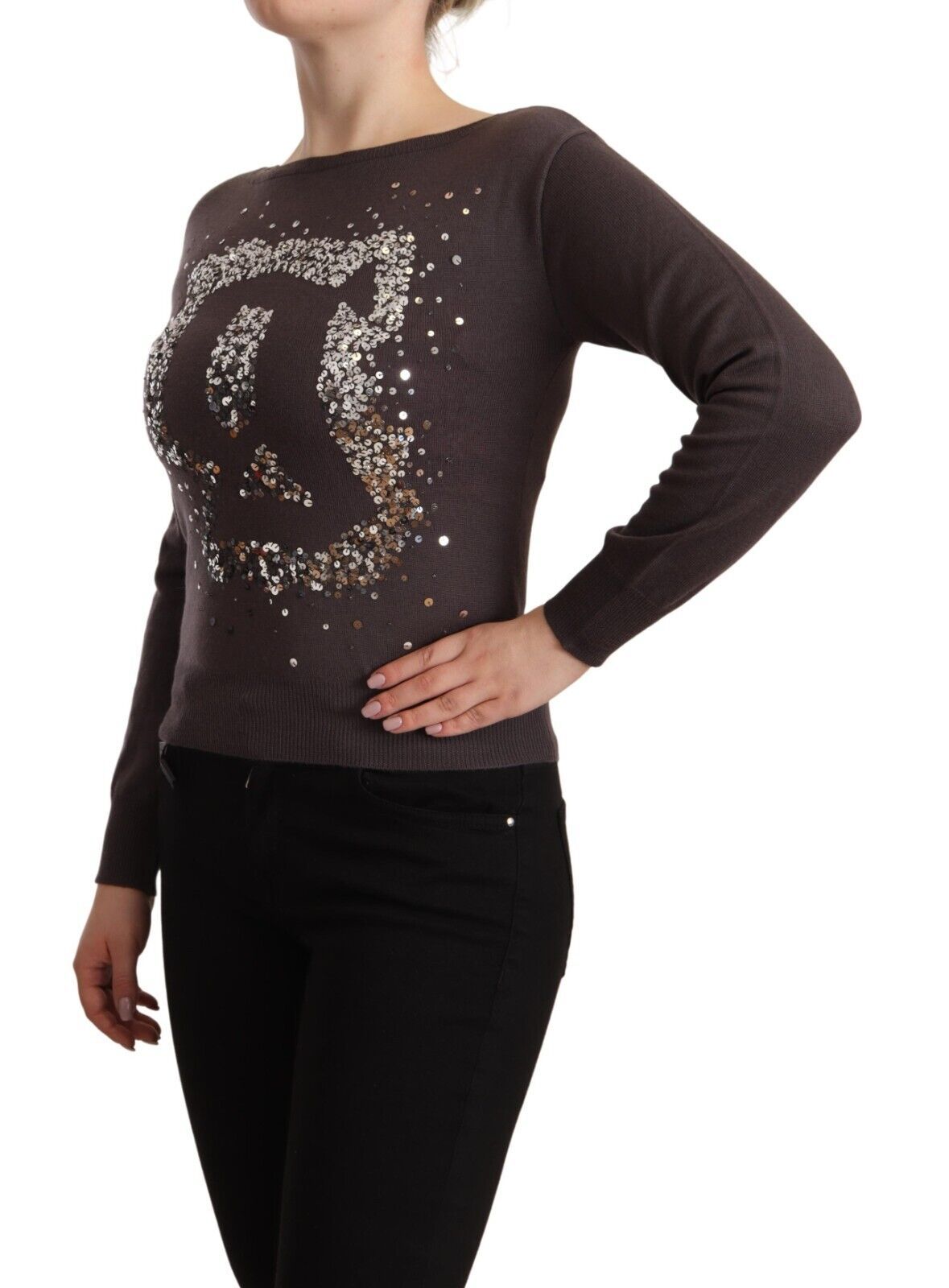 Elegant Wool Long Sleeve Sweater - SEHABRANDS