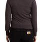 Elegant Wool Long Sleeve Sweater - SEHABRANDS