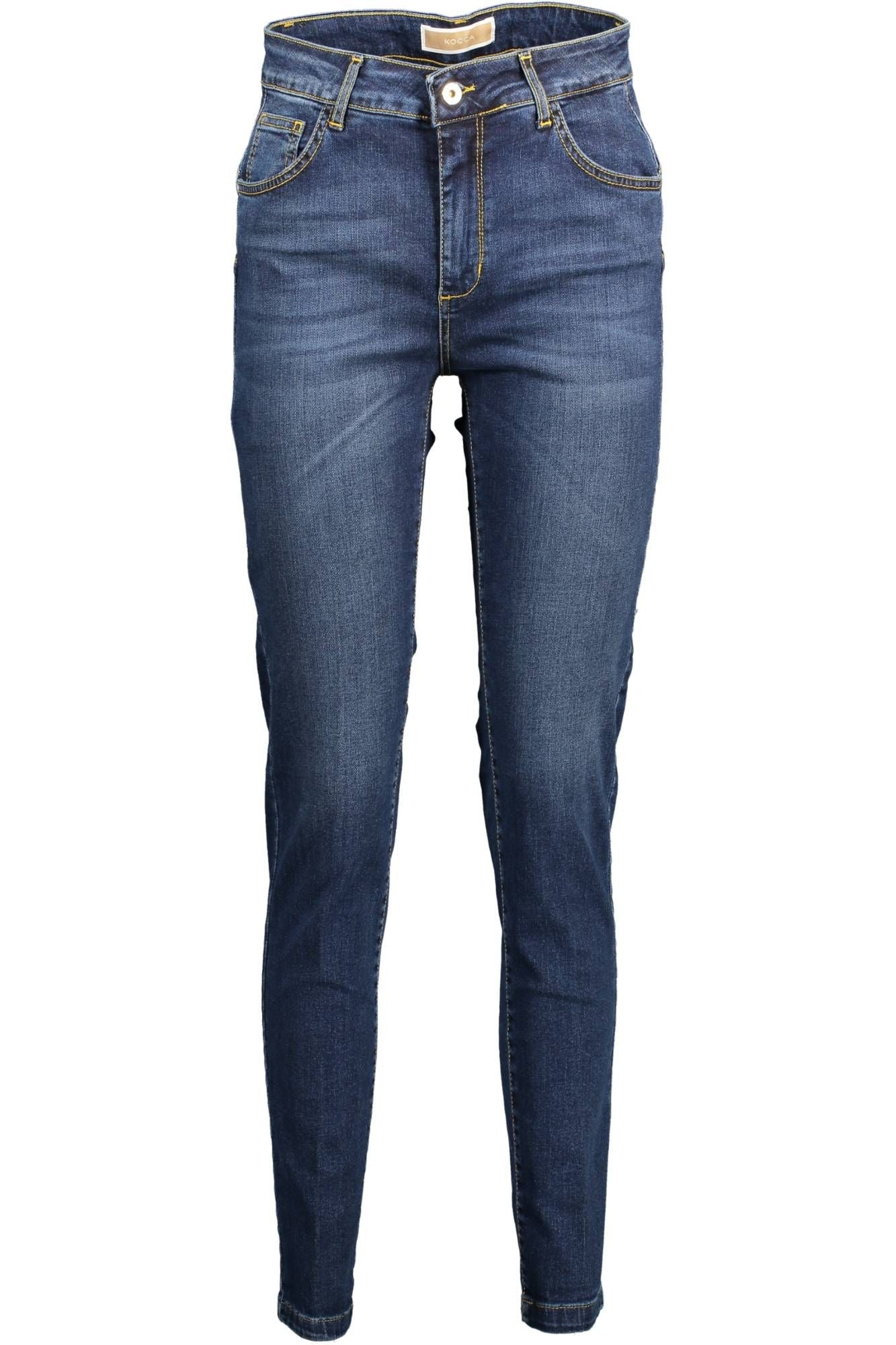 Blue Cotton Women Jeans - SEHABRANDS