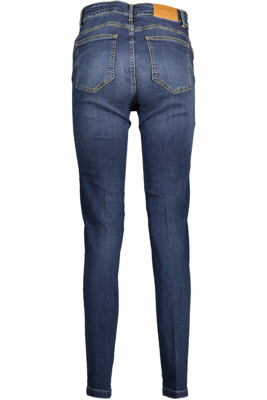 Blue Cotton Women Jeans - SEHABRANDS