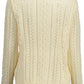 White Acrylic Women Sweater - SEHABRANDS