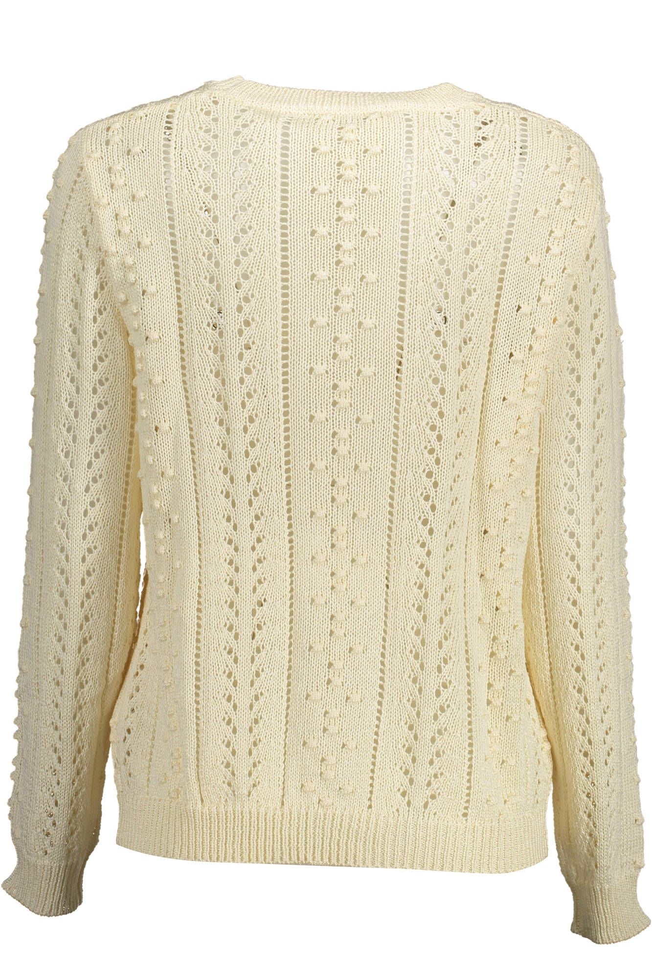 White Acrylic Women Sweater - SEHABRANDS