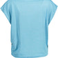 Light Blue Viscose Women Top - SEHABRANDS