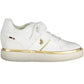 White Polyester Women Sneaker - SEHABRANDS